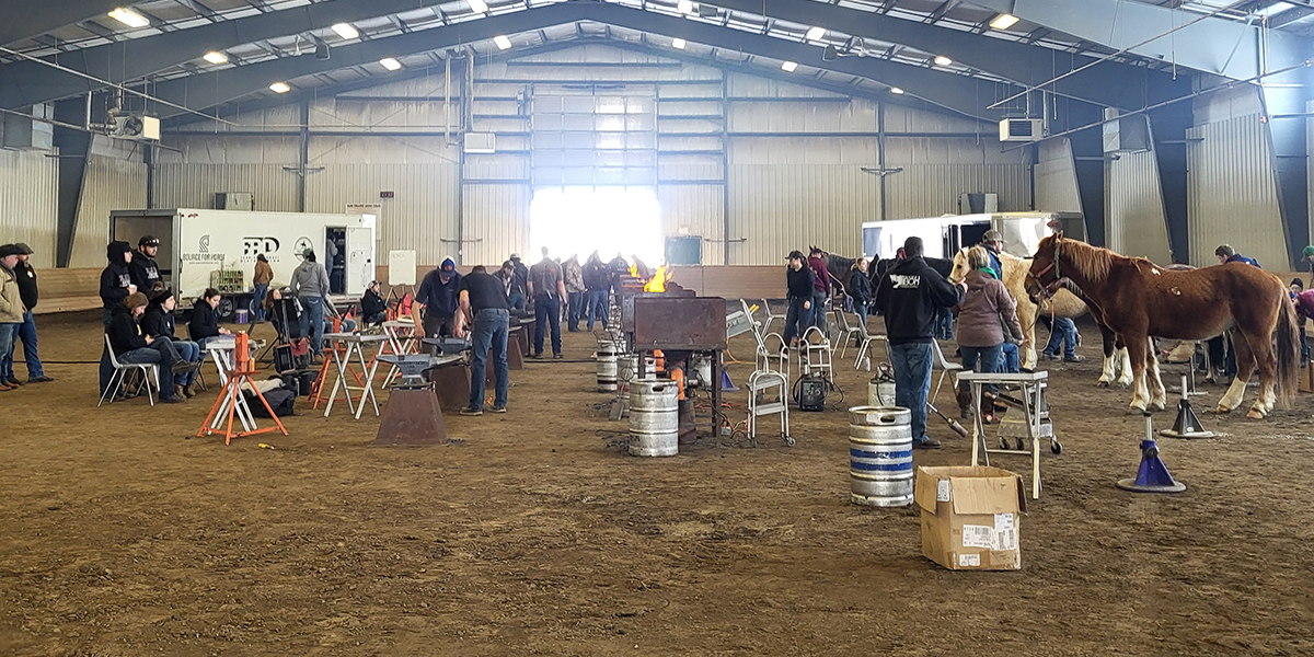 Olds College Hosts Successful Annual Horseshoeing Contest, Raises Funds for Farrier Benevolent Fund