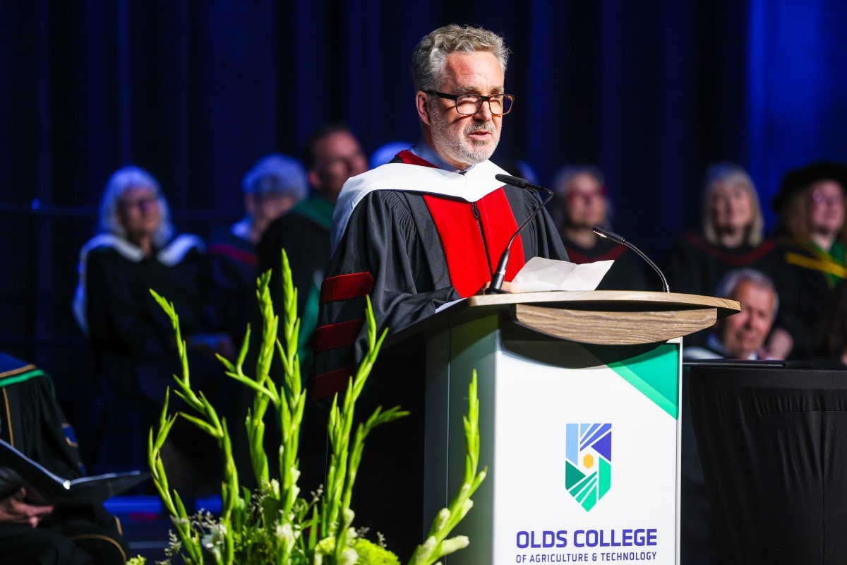 Dr. Jay Cross Awarded the 2023 Olds College Honourary Degree